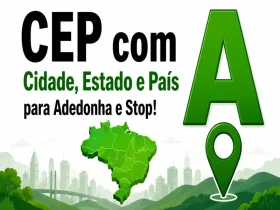 CEP com A: Lista de Cidade, Estado e País Para Adedonha e Stop