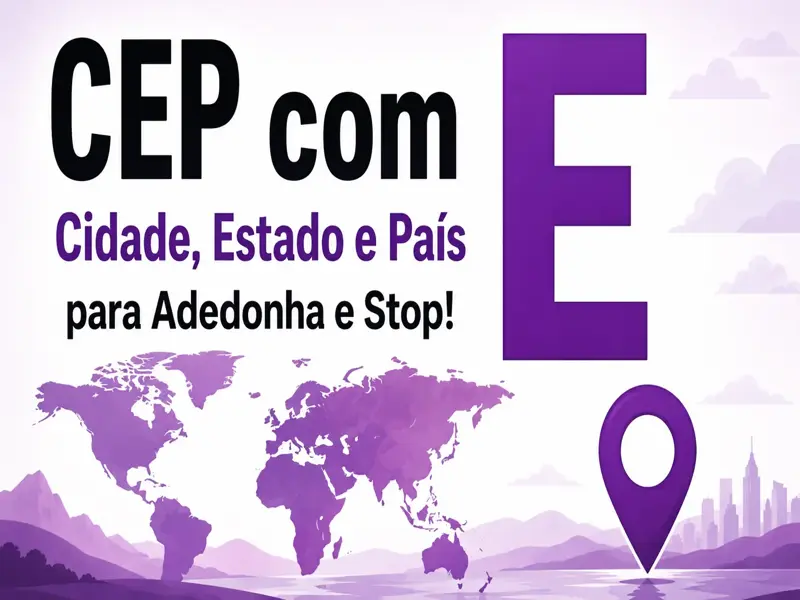 CEP com F: Lista de Cidade, Estado e País com F Para Adedonha