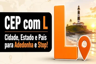 CEP com L: Lista de CEP com L Para Adedonha e Brincadeiras