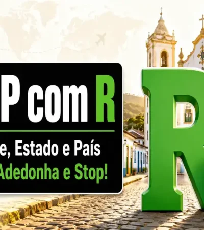 CEP com R: Lista de CEP com R Para Adedonha, Escola e Passatempo