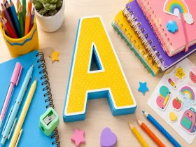 Material Escolar com A: Lista de Itens para Adedonha e Stop