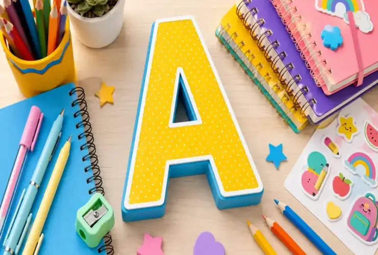 Material Escolar com A: Lista de Itens para Adedonha e Stop