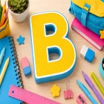 Material Escolar com B: Exemplos de Objetos para Jogar