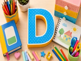 Material Escolar com D: Itens Escolares que Começam com D