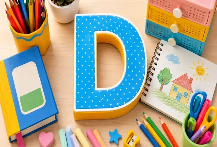 Material Escolar com D: Itens Escolares que Começam com D