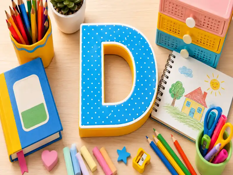 Material Escolar com D: Itens Escolares que Começam com D
