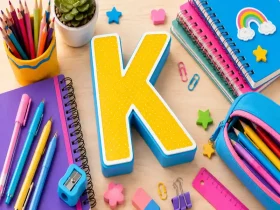 Material Escolar com K: Exemplos de Objetos com a Letra K