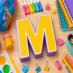 Material Escolar com M: Objetos Usados na Escola