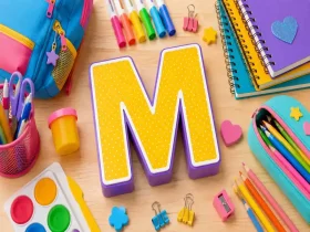 Material Escolar com M: Objetos Usados na Escola
