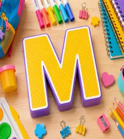 Material Escolar com M: Objetos Usados na Escola