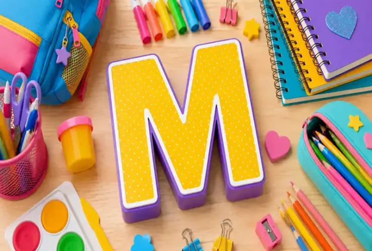 Material Escolar com M: Objetos Usados na Escola