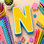 Material Escolar com N: Exemplos para Jogar Stop