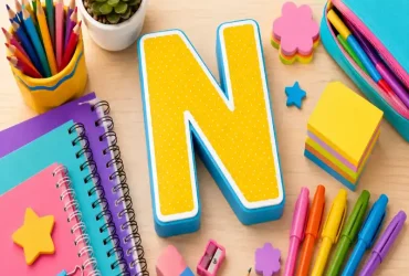 Material Escolar com N: Exemplos para Jogar Stop
