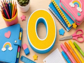 Material Escolar com O: Lista de Materiais para Adedonha