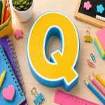 Material Escolar com Q: Exemplos de Palavras para Stop