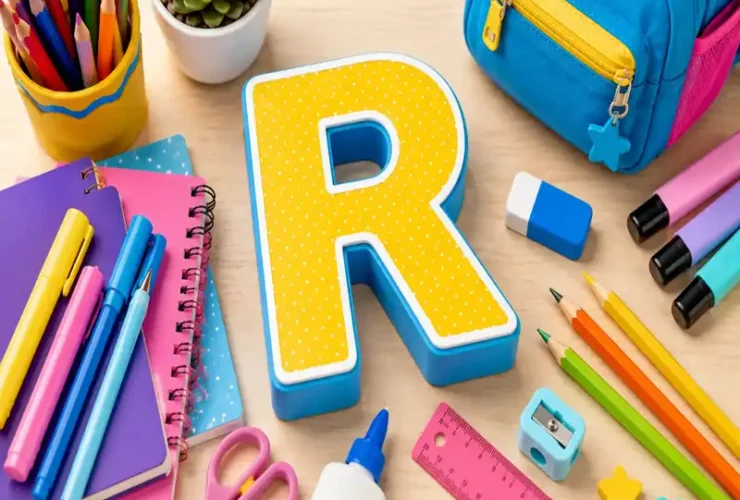 Material Escolar com R: Lista Completa de Objetos Escolares