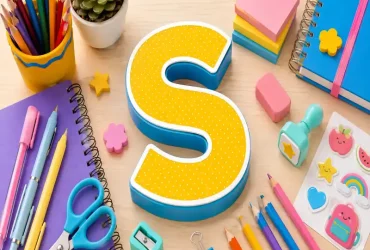 Material Escolar com S: Itens para Adedonha e Stop