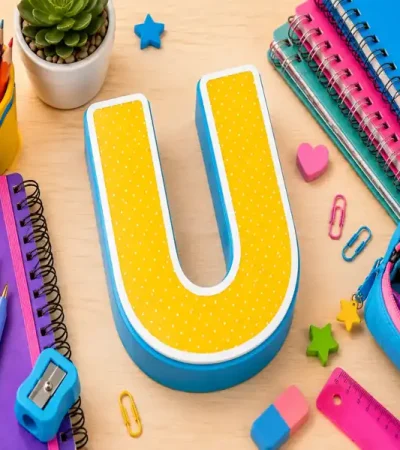 Material Escolar com U: Lista de Palavras com a Letra U