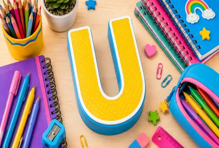 Material Escolar com U: Lista de Palavras com a Letra U