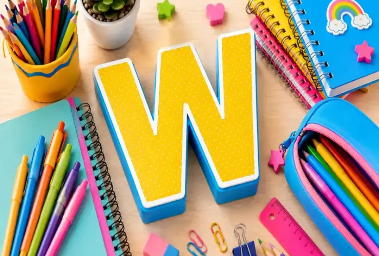 Material Escolar com W: Exemplos de Materiais com W