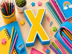 Material Escolar com X: Lista de Objetos para Adedonha