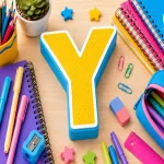Material Escolar com Y: Exemplos de Palavras com Y