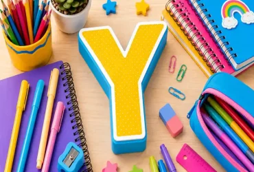Material Escolar com Y: Exemplos de Palavras com Y