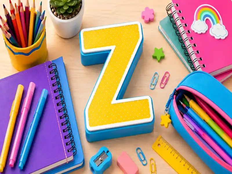 Material Escolar com Z: Itens Escolares que Começam com Z