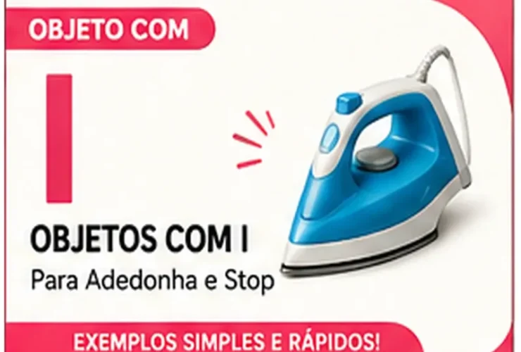 Objeto com I: Exemplos de Objetos com I Para Jogos de Letras