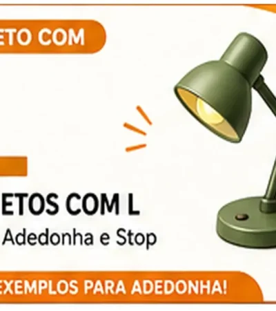 Objeto com L: Nomes de Objetos com L Para Adedonha e Brincadeiras