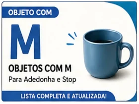 Objeto com M: Objetos com M: Lista Completa Para Stop e Jogos Escolares