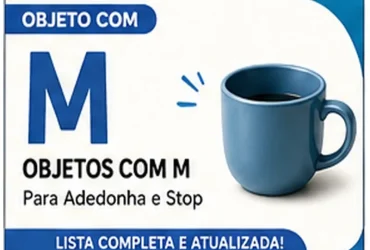 Objeto com M: Objetos com M: Lista Completa Para Stop e Jogos Escolares