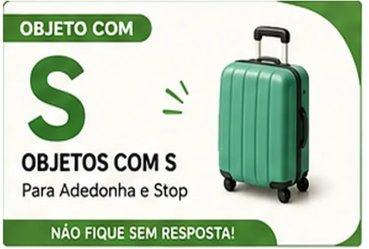 Objeto com S: Lista de Objetos com S Para Não Ficar Sem Resposta