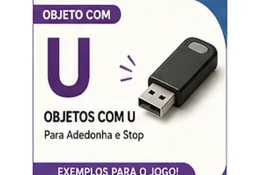 Objeto com U: Exemplos de Objetos com U Para Stop e Jogos de Letras