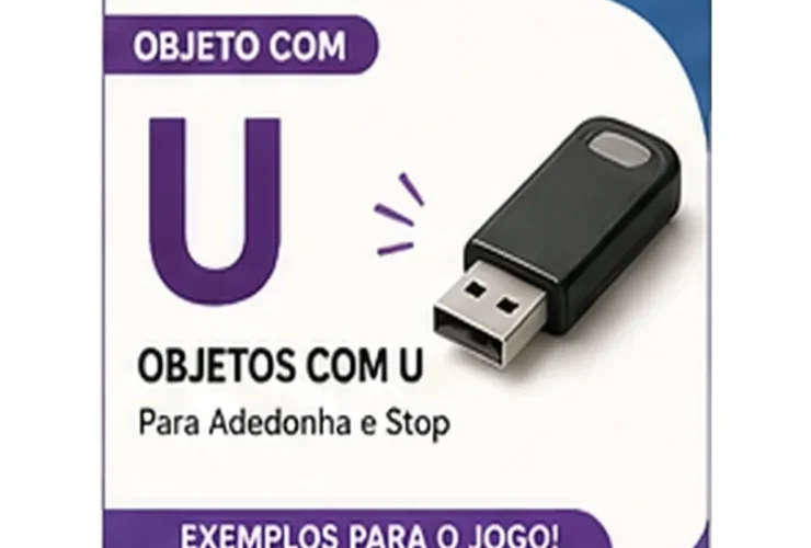 Objeto com U: Exemplos de Objetos com U Para Stop e Jogos de Letras
