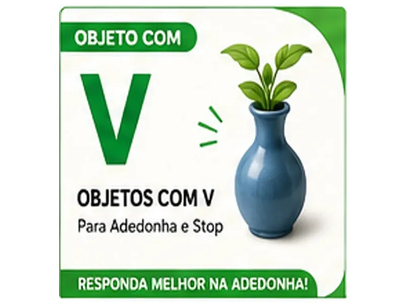 Objeto com V: Lista de Objetos com V Para Responder Melhor na Adedonha