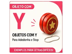 Objeto com Y: Objetos com Y Para Stop: Exemplos Para Letras Complicadas